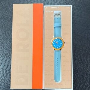 Shinola Detrola 43mm Orange/Blue